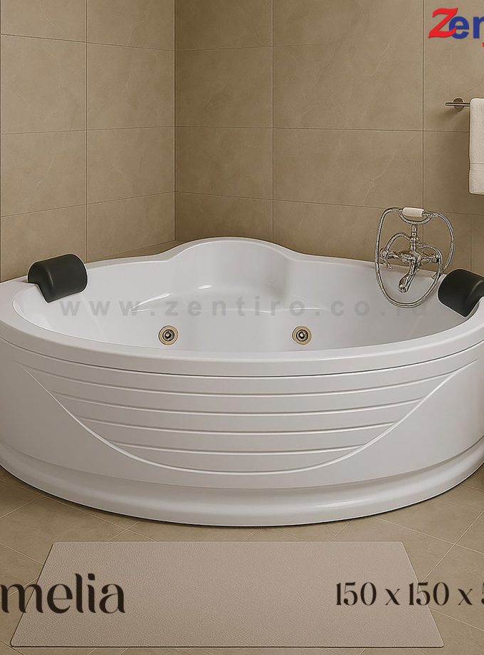Bathtub Sudut Amelia Whirlpool