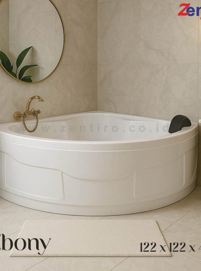 bathtub sudut ebony