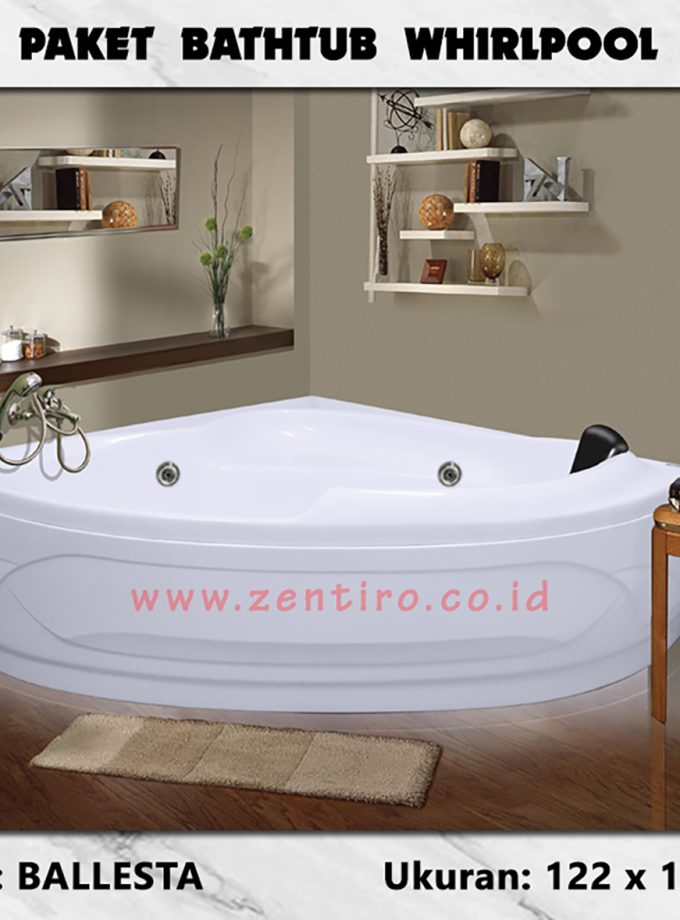 bathtub whirlpool sudut ballesta