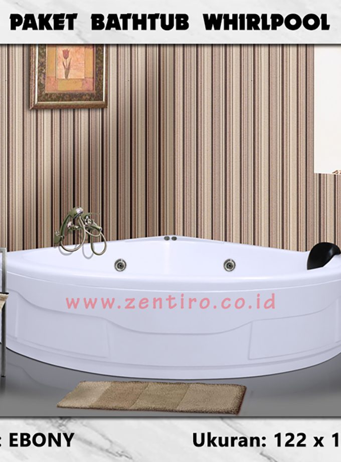 bathtub whirlpool corner ebony