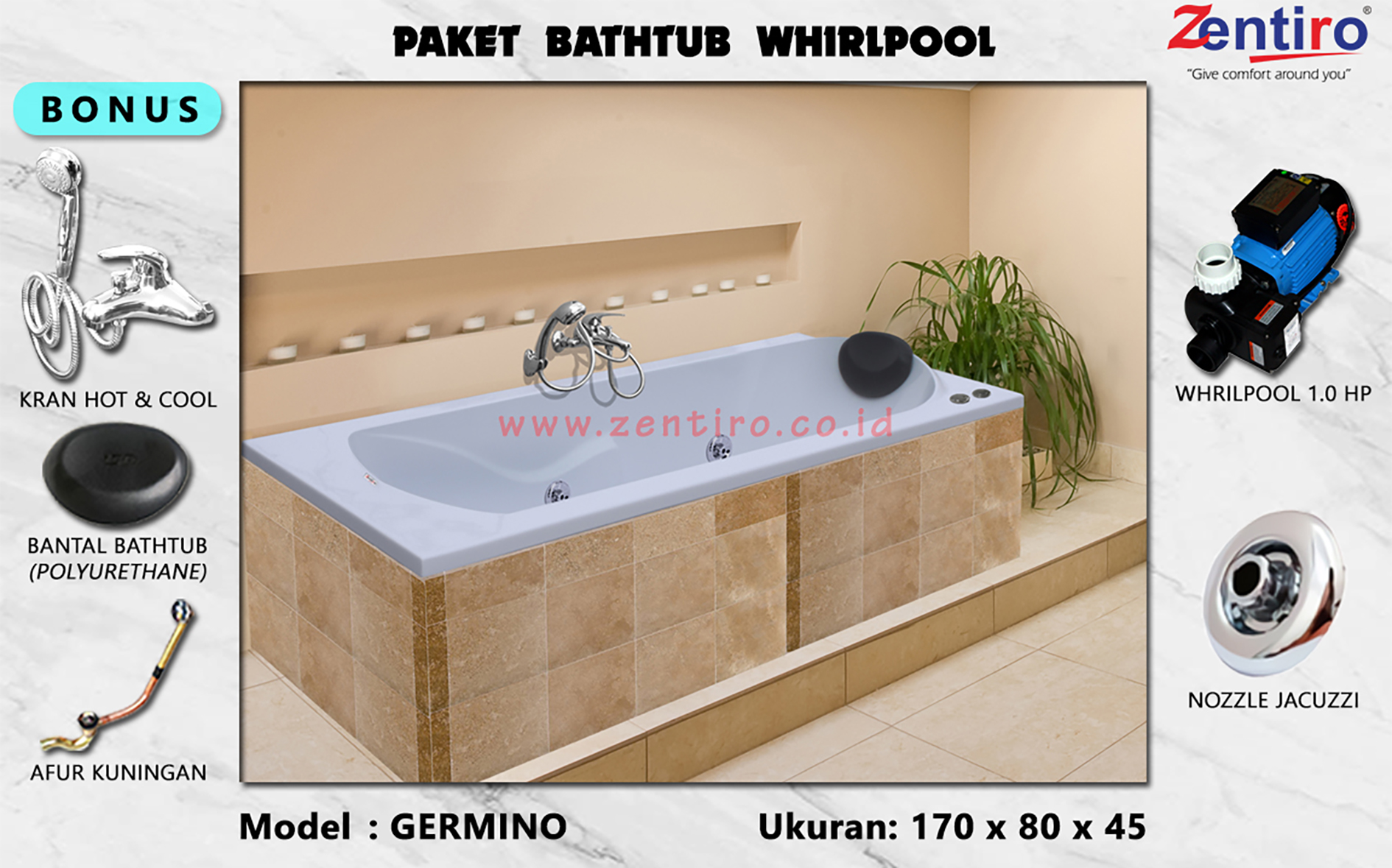 bathtub whirlpool long germino