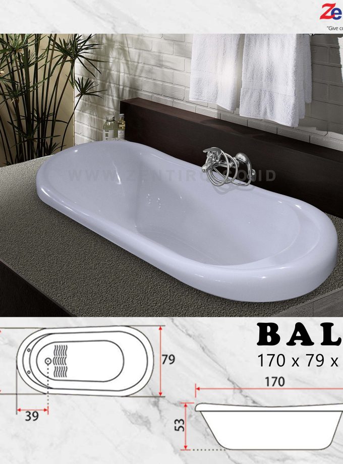 bathtub long balio