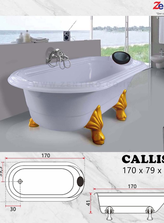 bathtub standing callisto