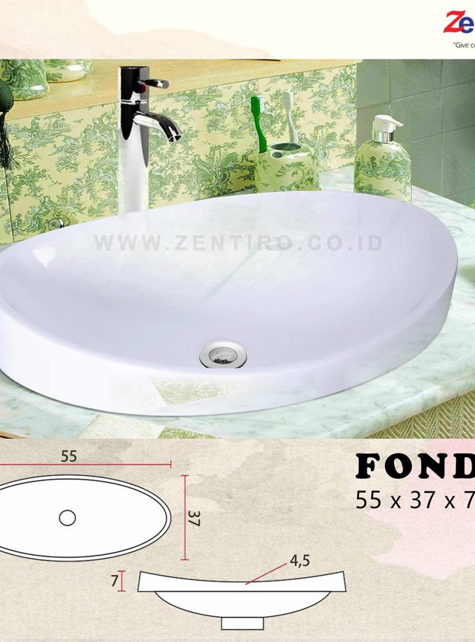 wastafel marble fonda