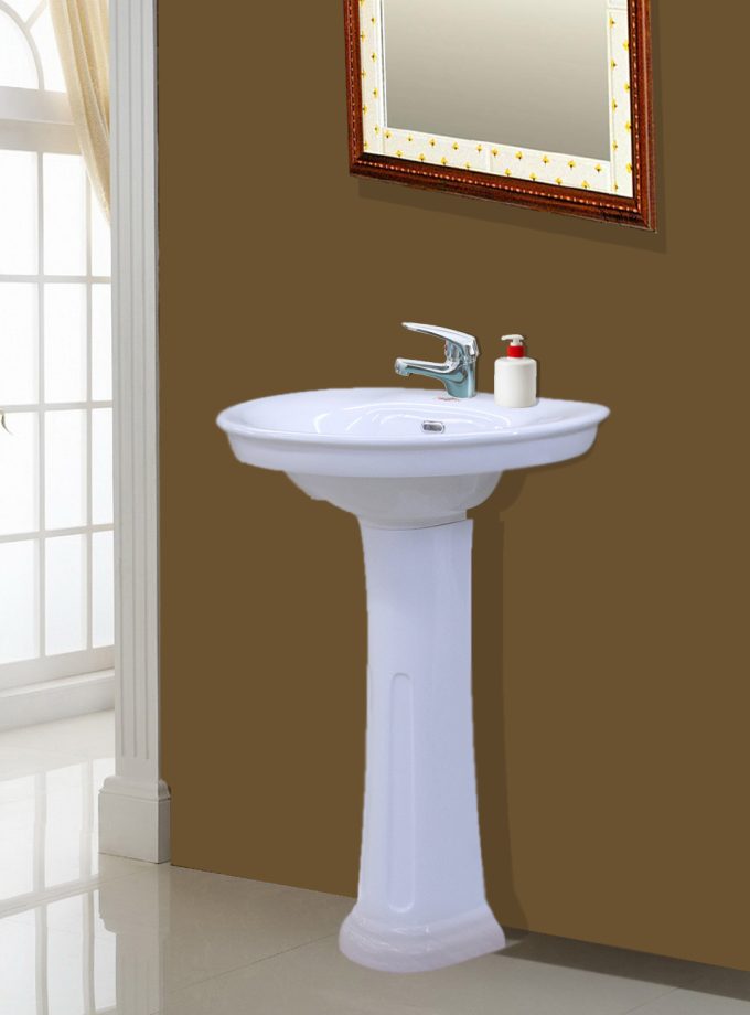 Wastafel Benby dengan Pedestal