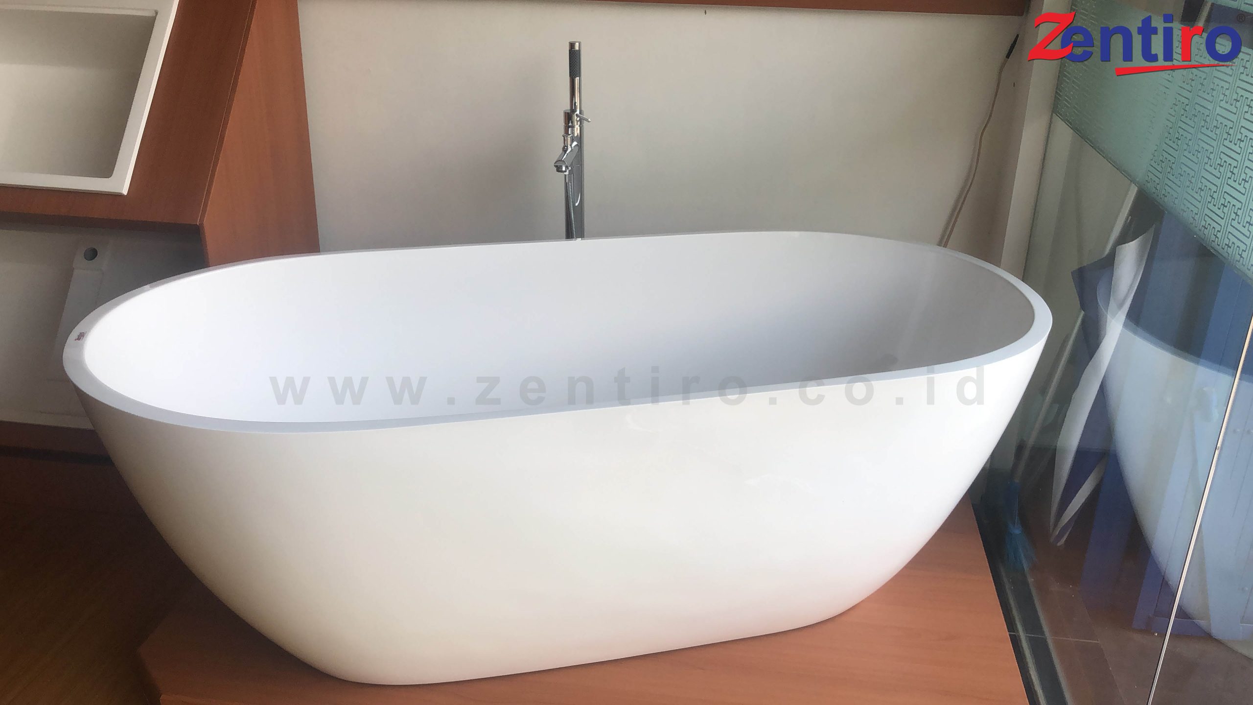 zentiro bathtub free standing bossini
