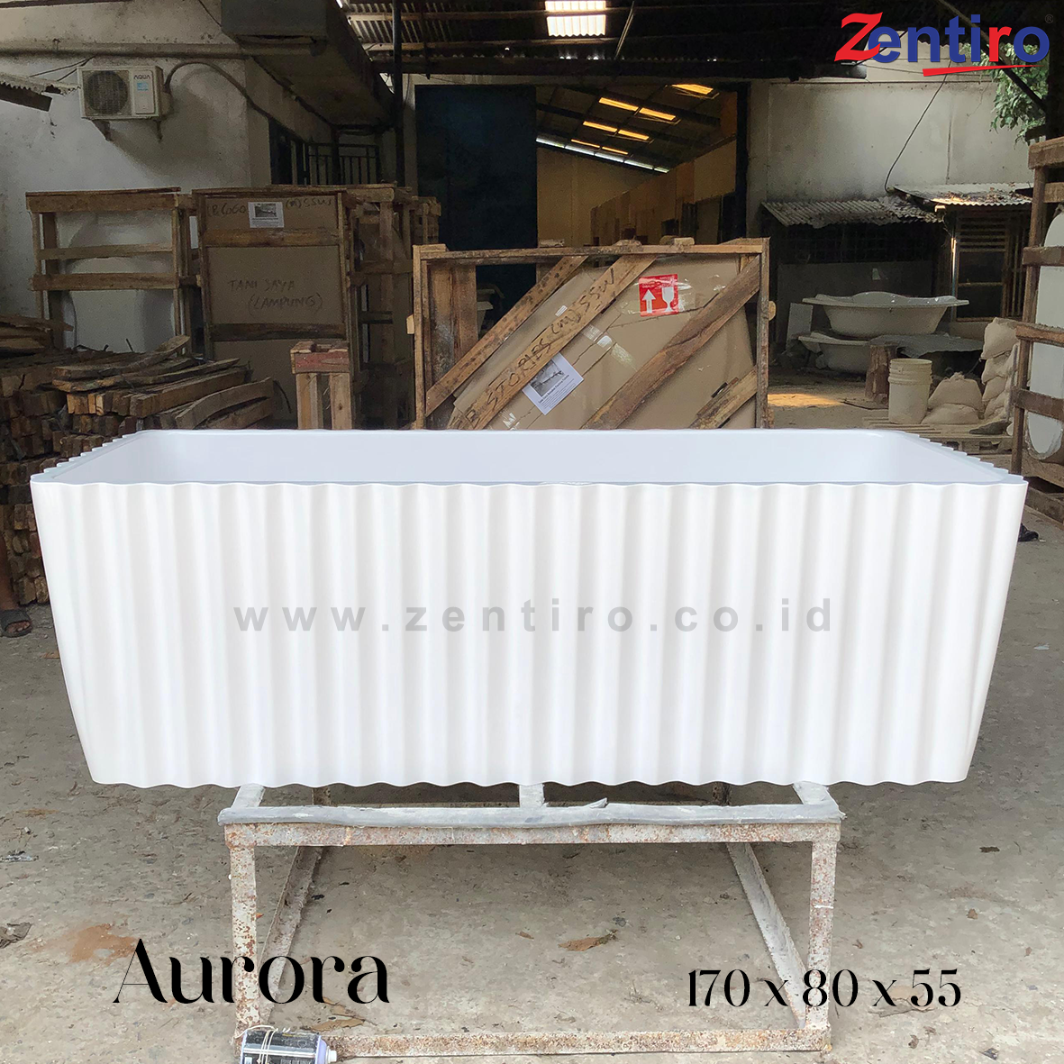 Bathtub Free Standing Aurora 170 - Gambar 2
