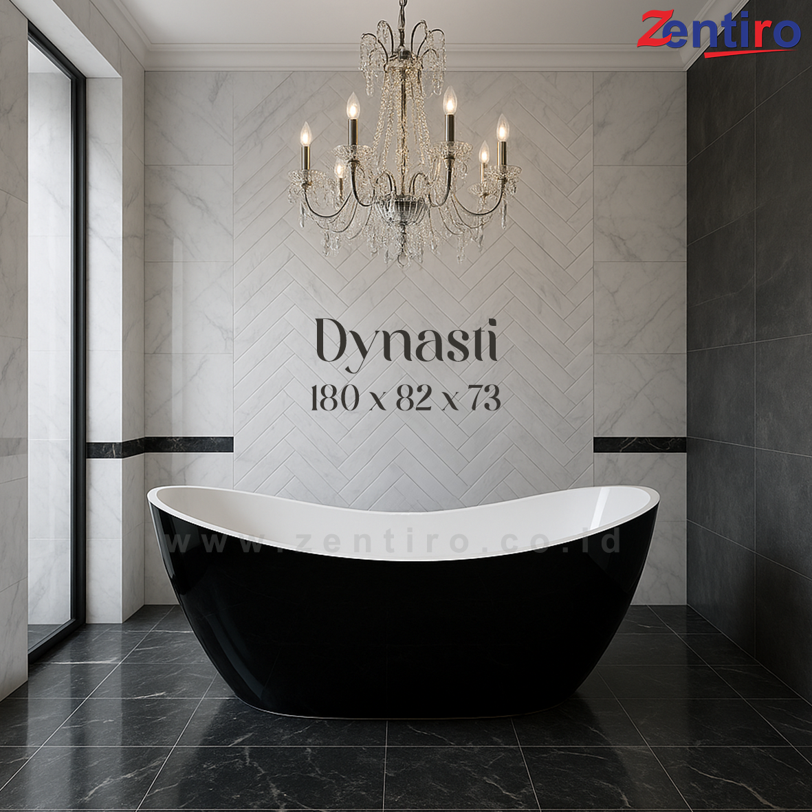 zentiro bathtub standing dynasti