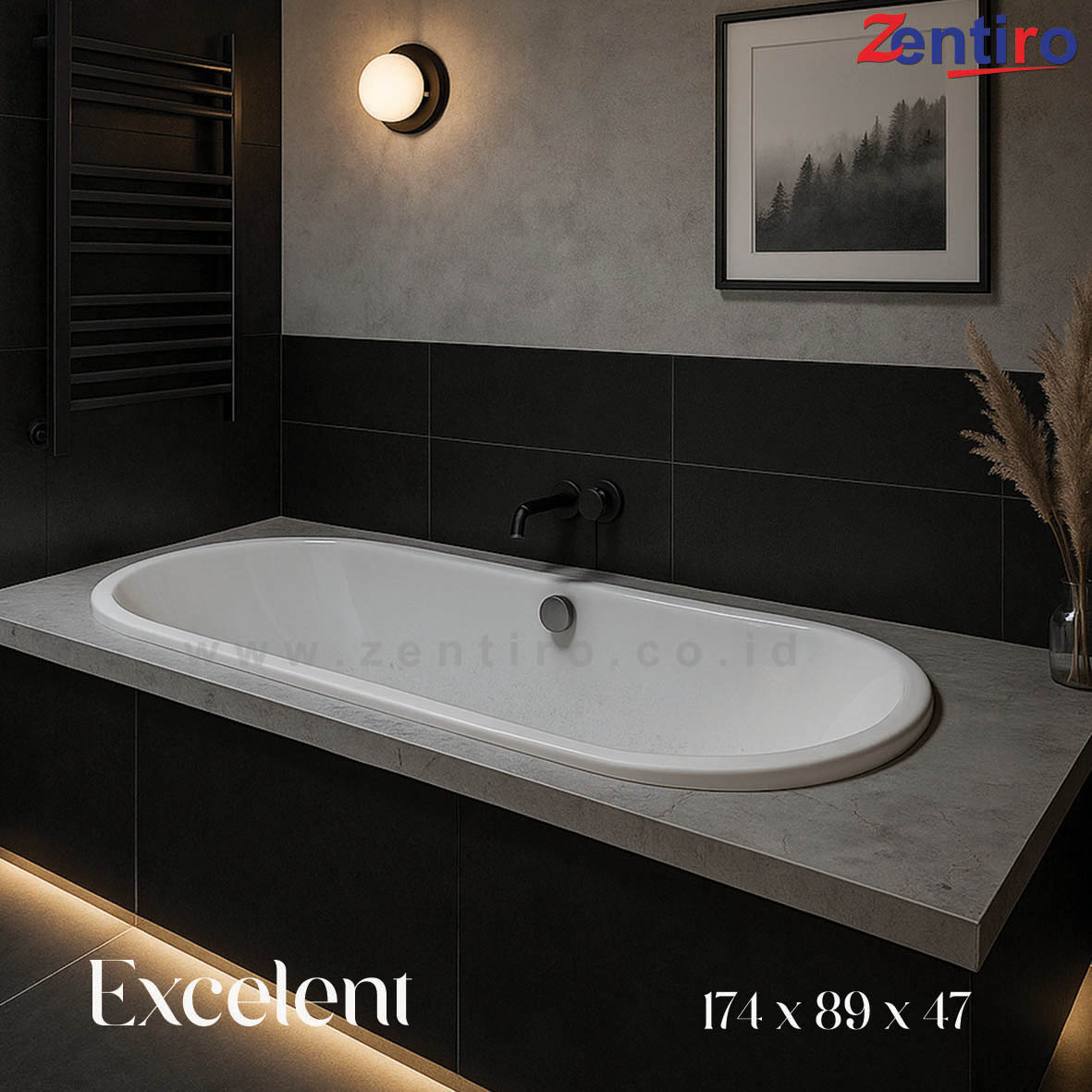 bathtub long Excelent