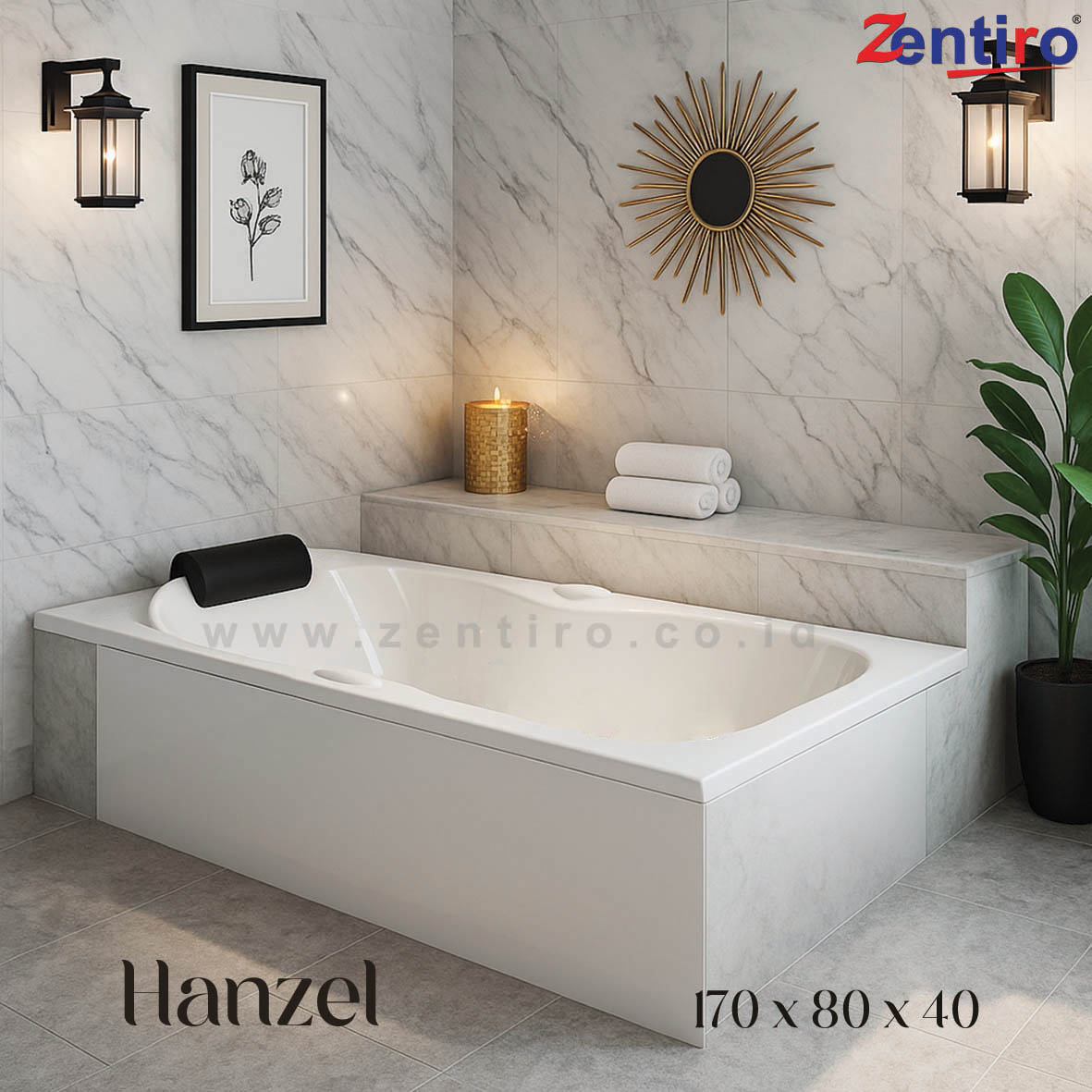 Bathtub Long Hanzel